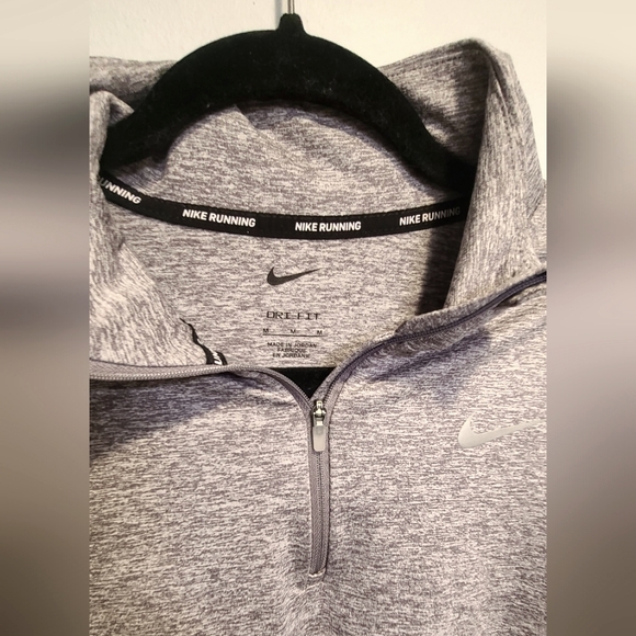 Nike Running Quarter Zip Dri Fit Long Sleeve Shirt Women's M - Picture 2 of 4